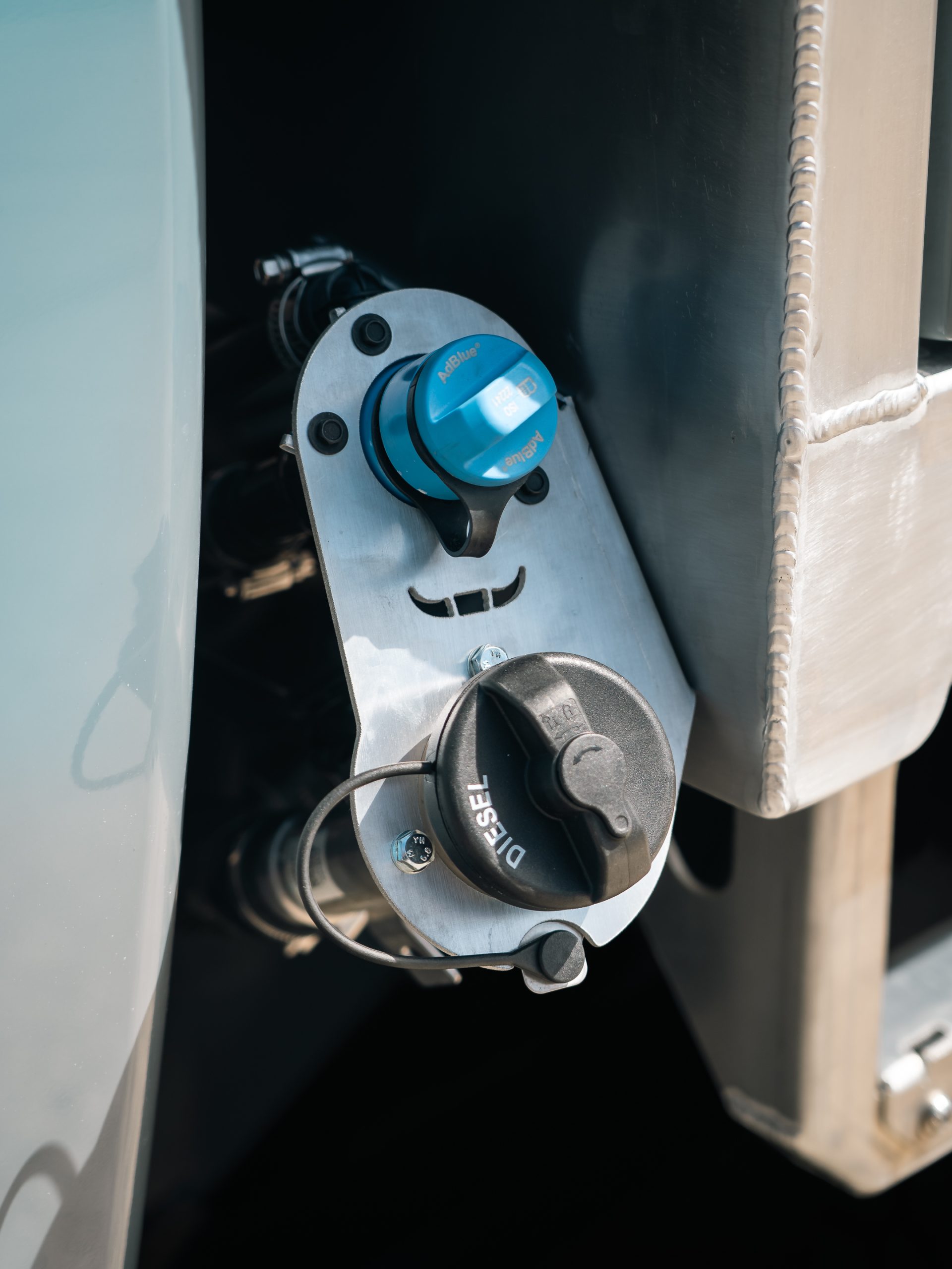 Inspiration Super Duty Space Cab With Custom Chassis Mount Canopy in Command Grey with Extra Diesel tank